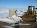 Holding Pond Construction